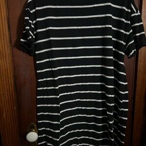 Time and Tru Black and White Striped dress - 2 available.
